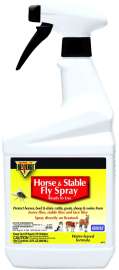 Bonide 46172 Horse and Stable Fly Spray, Liquid, Spray Application, 1 qt