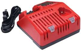 Milwaukee 48-59-1812 Multi-Voltage Charger, 12/18 V Input, 120 V Output, 3 Ah, 1 hr Charge, 1-Battery