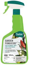 Safer 5450-6 Garden Fungicide, Liquid, Yellow, 32 oz Bottle
