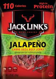 Jack Link's 10000008445 Beef Jerky, Jalapeno Flavor, 2.85 oz