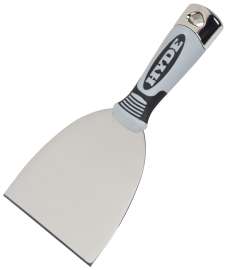 HYDE 06579 Paint Scraper, Stiff Blade, Stainless Steel Blade, Nylon Handle