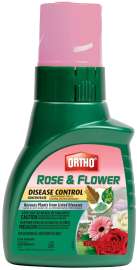 Ortho 9900810 Concentrated Rose and Flower Disease Control, Liquid, Clear/Yellow, 16 oz Bottle