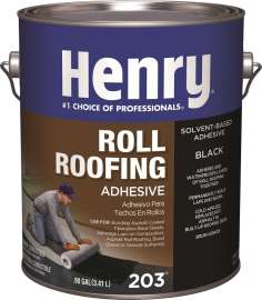 Henry COLD-AP HE203042 Roof and Lap Adhesive, Liquid, 1 gal