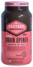 SANTEEN 800-6 Drain Opener, Crystal, 16 oz Bottle