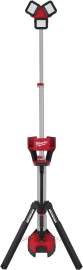 Milwaukee M18 ROCKET 2136-20 Tower Light/Charger, 1.3 A, 120 VAC, 18 VDC, Lithium-Ion Battery, LED Lamp, Black/Red