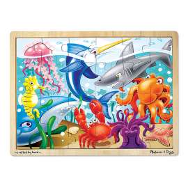 Under the Sea Wooden Jigsaw Puzzle, 12" x 16", 24 pcs