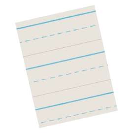 Newsprint Handwriting Paper, Skip-A-Line, Grade 1, 1/2" x 1/4" x 1/4" Ruled Long, 11" x 8-1/2", 500 Sheets