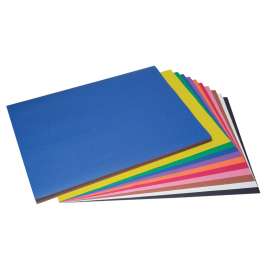 SunWorks Construction Paper, 10 Assorted Colors, 18" x 24", 100 Sheets