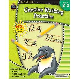 Ready Set Learn Cursive Writing Practice, Grades 2-3
